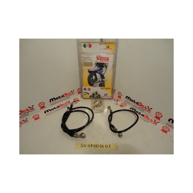 Kit Tubi freno Treccia  brake hose Suzuki gsxr 1000 07 08 Goodridge