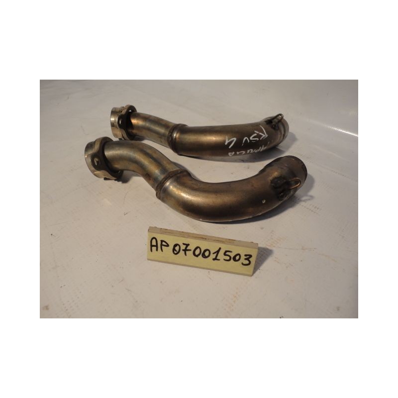 Collettori scarico Posteriori originali usati Rear Exhaust Manifolds Krümmer Auspuff Aprilia RSV 4 09 14