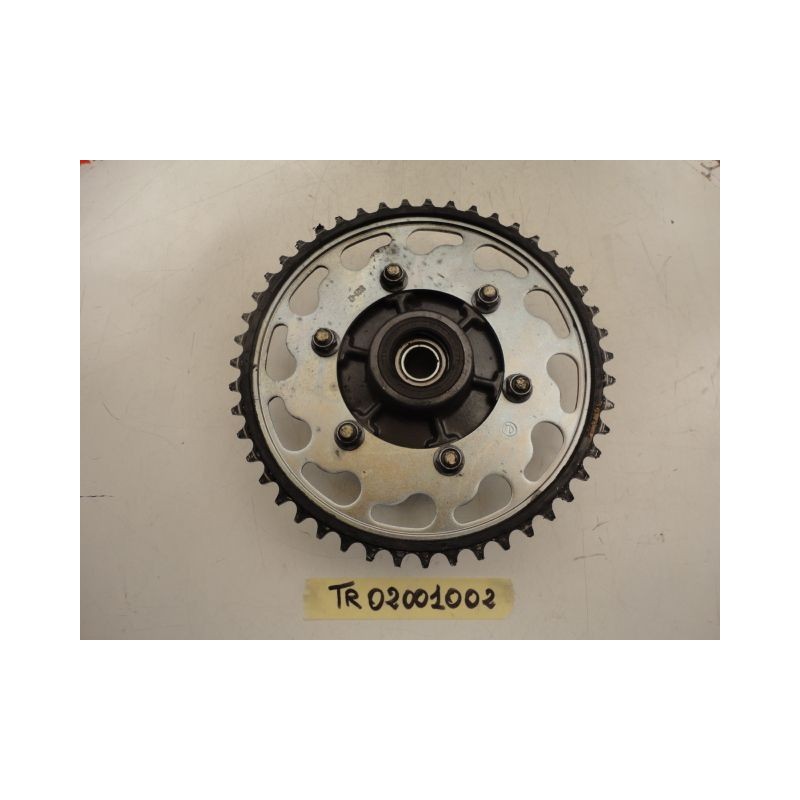 Corona portacorona Forcellone Chain Sprocket Swingarm Rear triumph street triple 675 06-12
