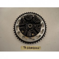 Corona portacorona Forcellone Chain Sprocket Swingarm Rear triumph street triple 675 06-12