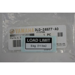 Adesivo avvertenze Caution...