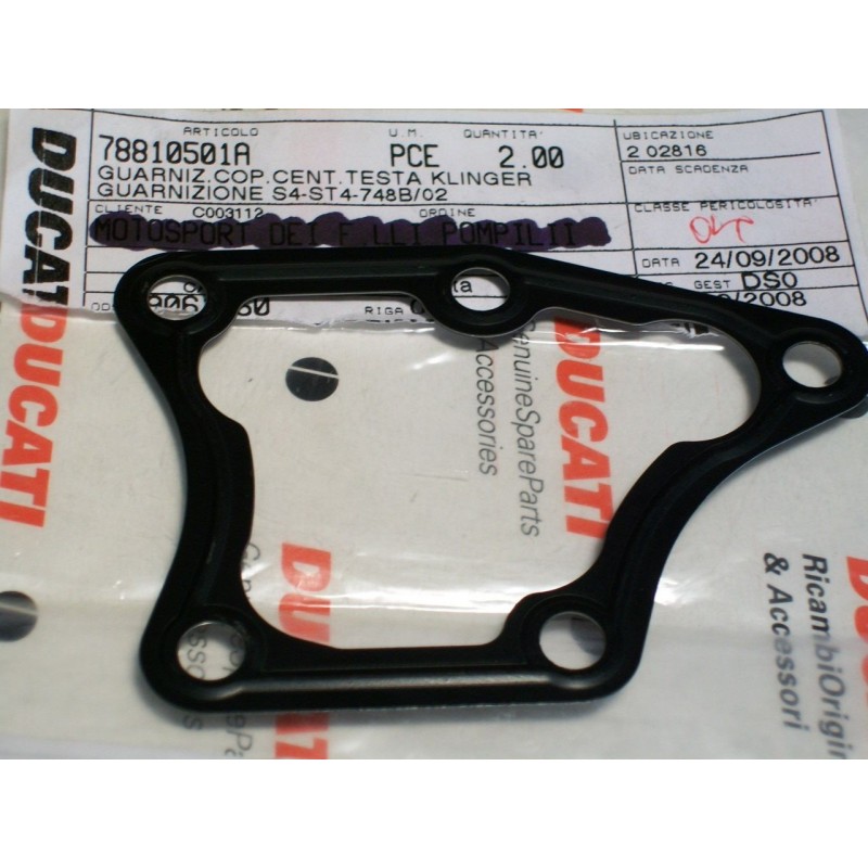 Guarnizione Coperchio centrale Central cover gasket Ducati 748 S4 ST4 78810501A