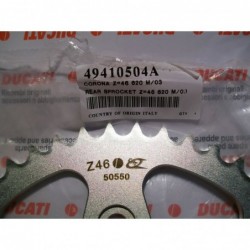 Corona catena Sprocket chain crown new Z46 Ducati monster 620 620s 49410504a