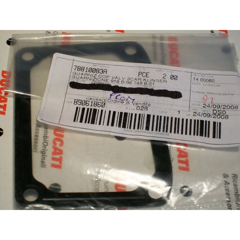 Guarnizione coperchio valvole Valves Cover Gasket ducati 748 916 78810083A