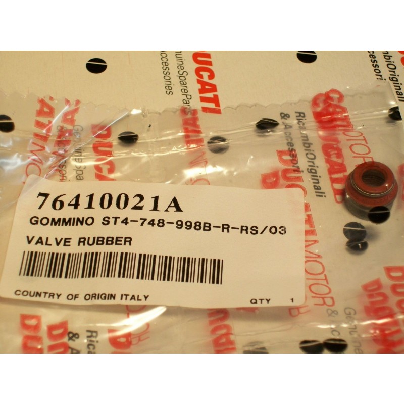 Paraolio Valvola nuovo seal valve new Ducati Monster st4 748 998 76410021A