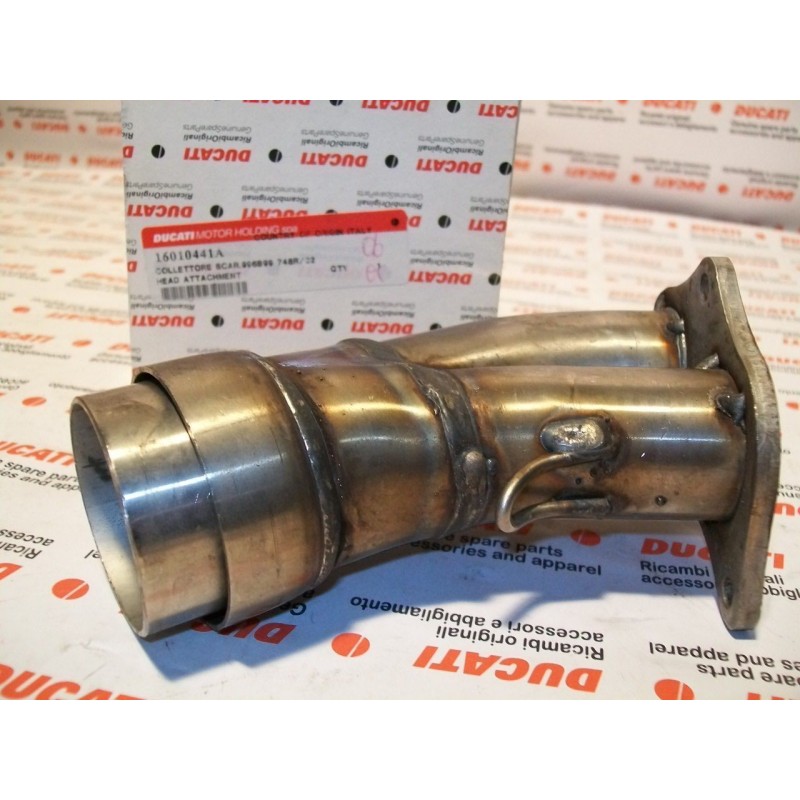Collettore scarico testa verticale head attachment Ducati 748 996 16010441A