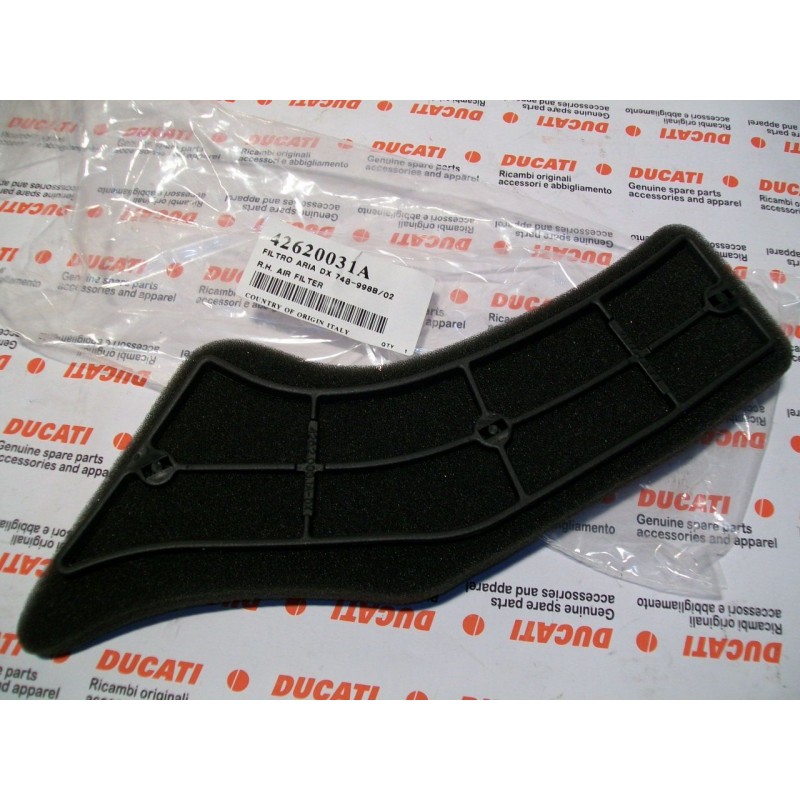 Filtro aria destro new right air filter Ducati 998 748 42620031A