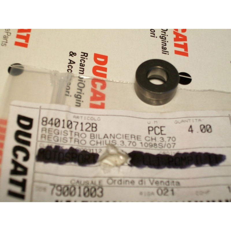 Registro bilanciere chiusura new closing Rocker arm Ducati 1098 3,70 84010712B