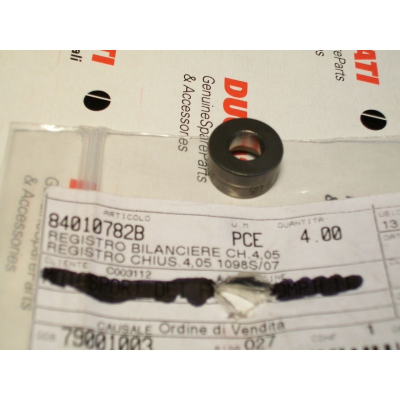Registro bilanciere chiusura new closing Rocker arm Ducati 1098 4,05 84010782B