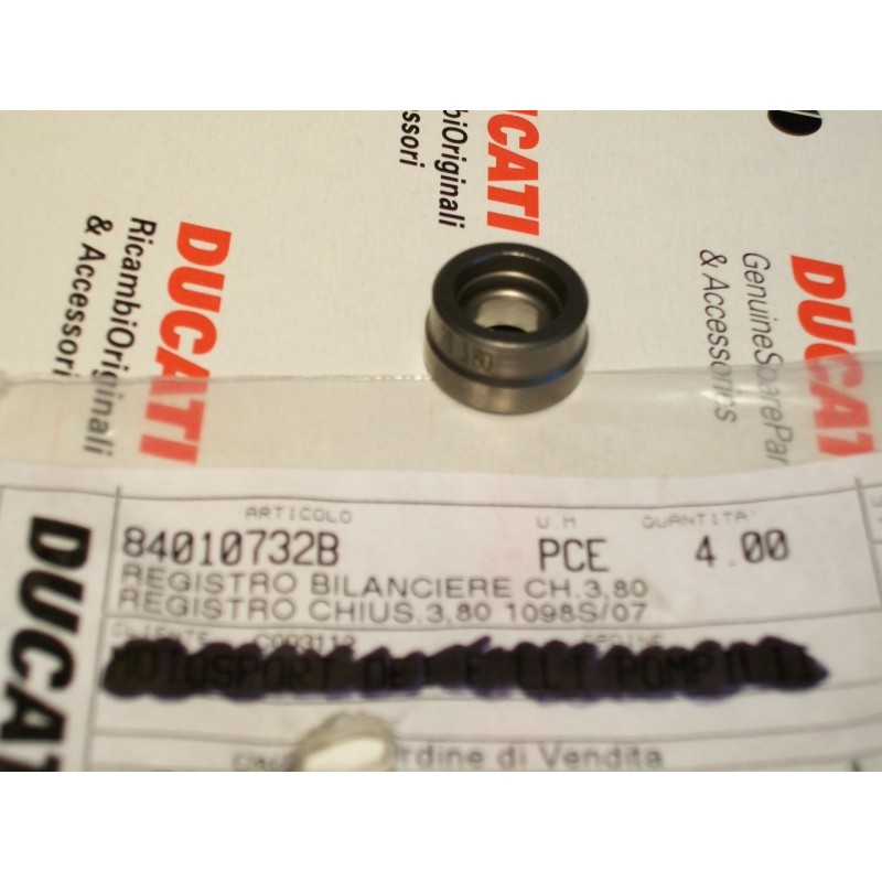 Registro bilanciere chiusura new closing Rocker arm Ducati 1098 3,20 84010612B