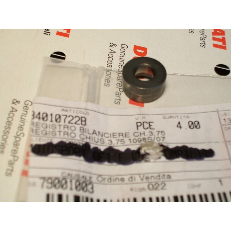 Registro bilanciere chiusura new closing Rocker arm Ducati 1098 3,75 84010722B