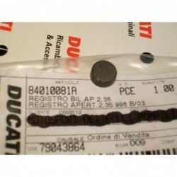Registro bilanciere apertura new opening Rocker arm Ducati 916 2,40 84010091A
