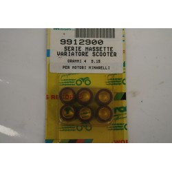 Kit 6 rulli variatore 4gr...
