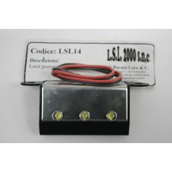 Luce portatarga a 3 led...