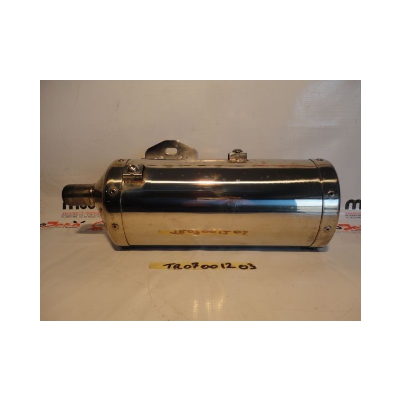 Marmitta scarico terminale sinistro left Exhaust triumph speed triple 1050 05 07