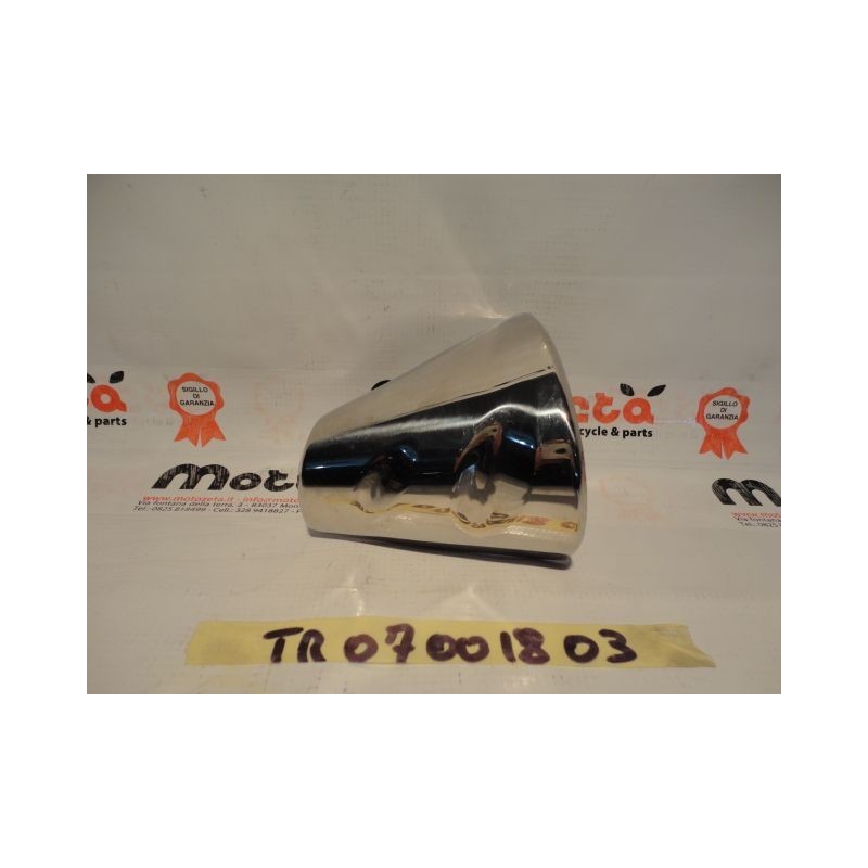 Paratia scarico DX RIGHT exhaust cover rear triumph speed triple 1050 05 07