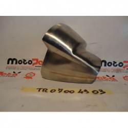 Paratia paracalore destro scarico exhaust cover triump street triple 675r 09 12