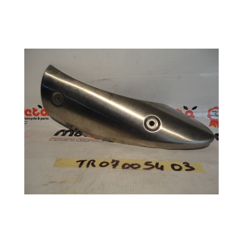 Paratia paracalore sx scarico exhaust cover triumph street triple 675r 09 12