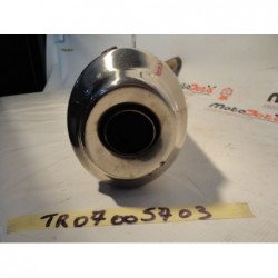 Marmitta scarico terminale sinistro left Exhaust triumph street triple 675 06 12