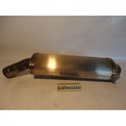 Terminale Scarico Dx danneggiato Right Exhaust Terminal damaged Ducati 1098
