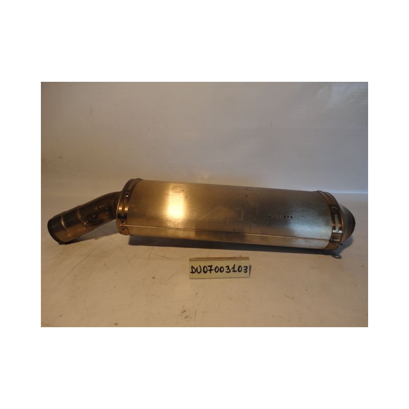 Terminale Scarico Dx danneggiato Right Exhaust Terminal damaged Ducati 1098