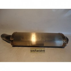 Terminale Scarico Sx danneggiato Left Exhaust Terminal damaged Ducati 1098
