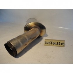 Terminale Scarico Sx danneggiato Left Exhaust Terminal damaged Ducati 1098