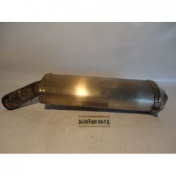 Terminale Scarico Dx danneggiato Right Exhaust Terminal damaged Ducati 1098