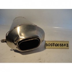 Terminale Scarico Dx danneggiato Right Exhaust Terminal damaged Ducati 1098