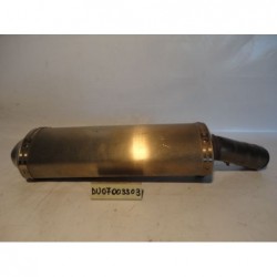 Terminale Scarico Dx danneggiato Right Exhaust Terminal damaged Ducati 1098