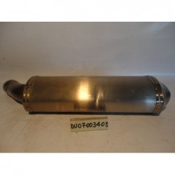 Terminale Scarico Sx danneggiato Left Exhaust Terminal damaged Ducati 1098