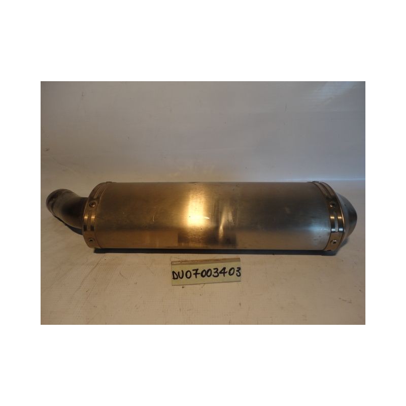 Terminale Scarico Sx danneggiato Left Exhaust Terminal damaged Ducati 1098