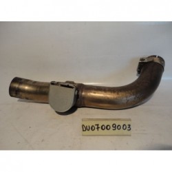 Collettore centrale scarico central exhaust pipe Ducati Hypermotard 1100 07 09