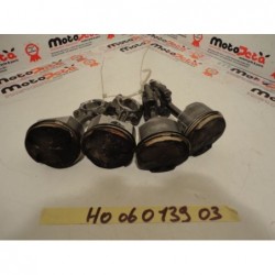 Pistoni con biella Piston rod Honda hornet 600 07 14