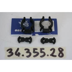 Clip nera 2pz. 22/28mm...