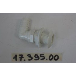 Scarico a mare curvo 90° 1”...