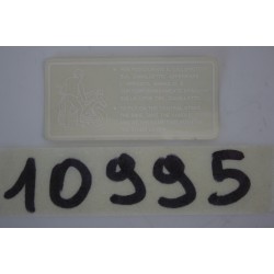 Adesivo istruzioni...