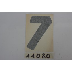Adesivo "NUMERO 7" BIG STAR...
