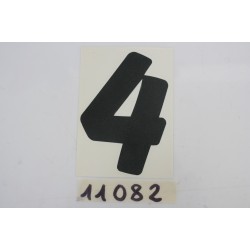 Adesivo "NUMERO 4" BIG STAR...