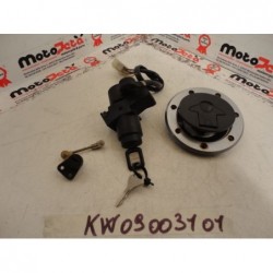 Kit Chiavi Serrature Lock Key Schloßsatz Kawasaki ZZ R 1100 90 93