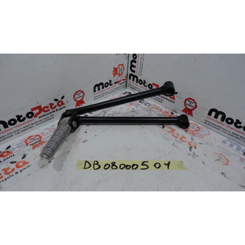 Pedana posteriore destra rear right footpeg footboard Derbi Gpr 125 racing 09 15