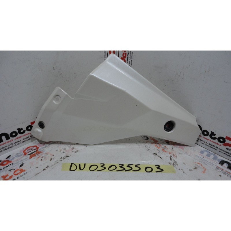 Carena puntale sinistro left fairing side tip Ducati streetfighter bianco perla