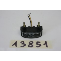 Luce targa License plate...