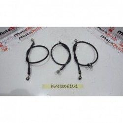 Kit Tubi freno Treccia Rear Front brake hose kawasaki zx 6r 10 16 Goodridge
