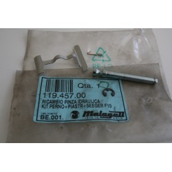 Perno + piastra + seeger...