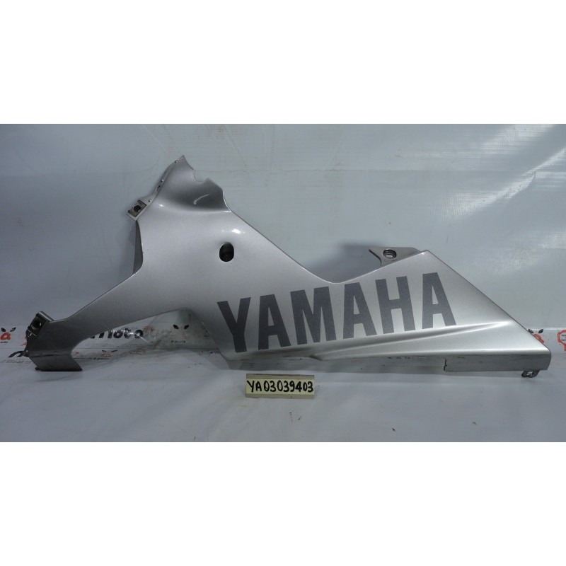 Fiancata carena inferiore sinistra left fairing Yamaha yzf r1 02 03 grigia