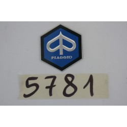 Targhetta adesiva 42mm logo...