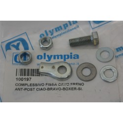 Kit fissaggio cavo freno...