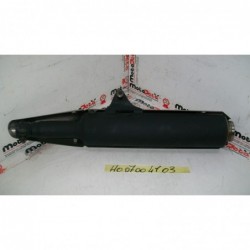Scarico Terminale destro right Exhaust muffler Honda Hornet 900 02 06 graffi