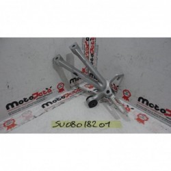 Pedana posteriore sinistra left footpeg Suzuki Gsxr 1000 07 08